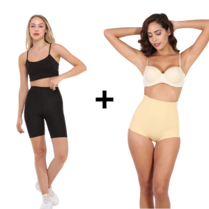 Dikişsiz Lazer Kesim Paçalı Korse + Lazer Kesim Slip Korse